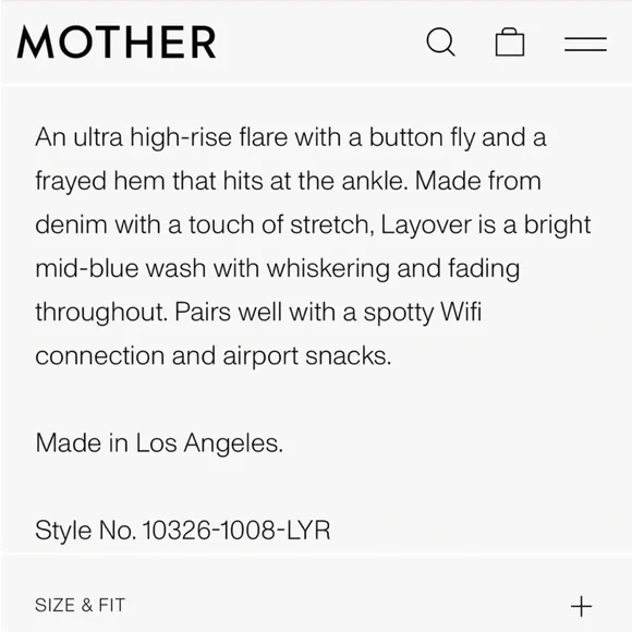 MOTHER The Tripper Ankle Fray Sz 28 - Picture 16 of 16